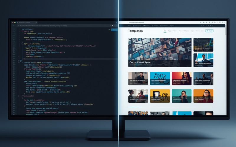 Custom Web Development vs Template Websites: Which Is Right for Your Business? | Violet Crows IT